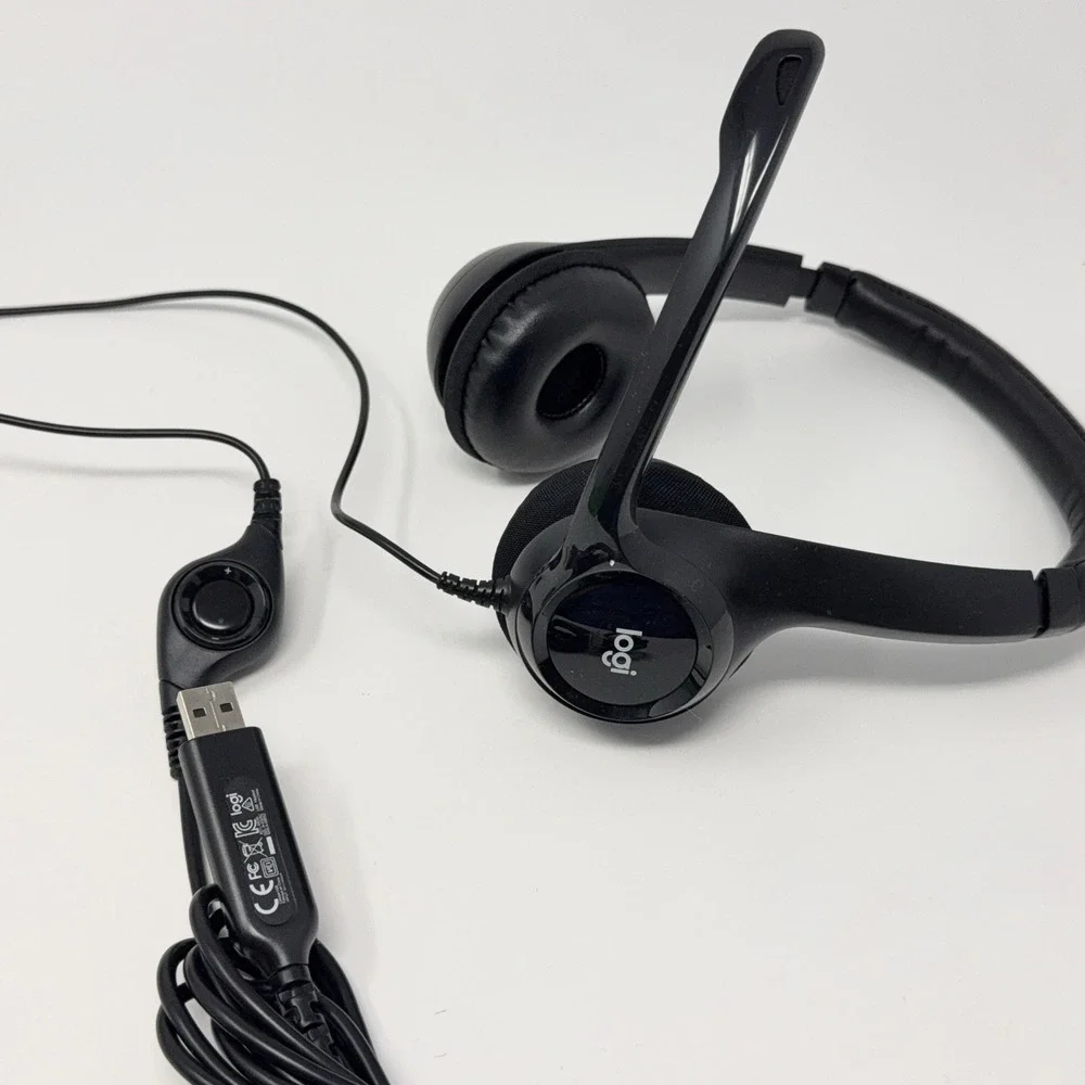 Logitech Attack 3 Wired Joystick J-UJ18 Logitech H390 USB Headset PC USB Tested
